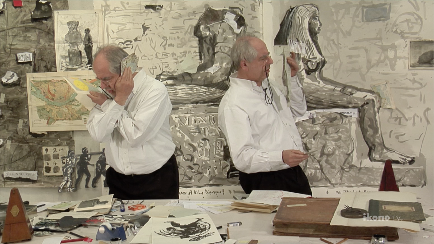 William_Kentridge_Canets_d'Egypte_Shards_2010