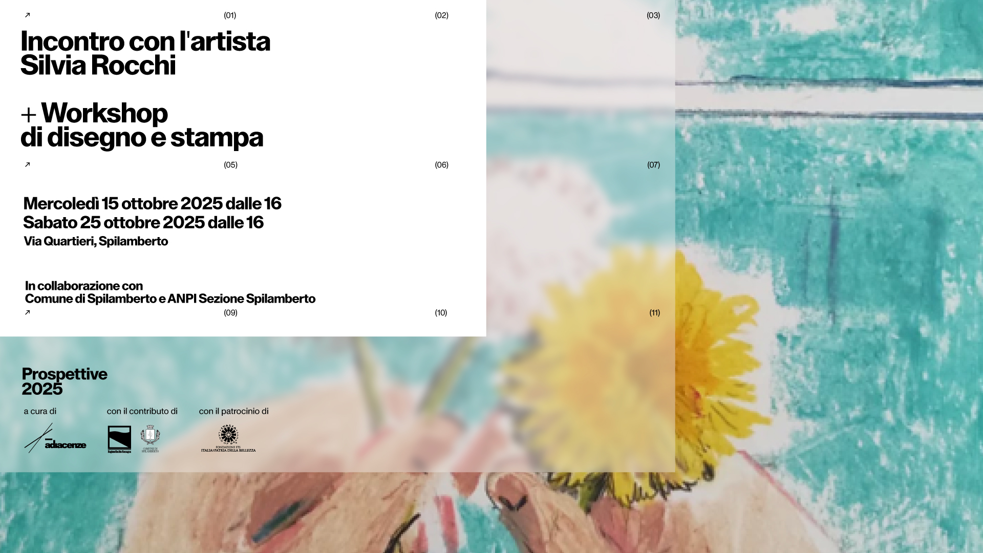 Prospettive-2025_Spilamberto_Incontro-artista_banner-loghi